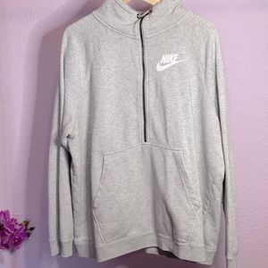 Nike Hoodie Silver Light Gray 2X Zipper pullover